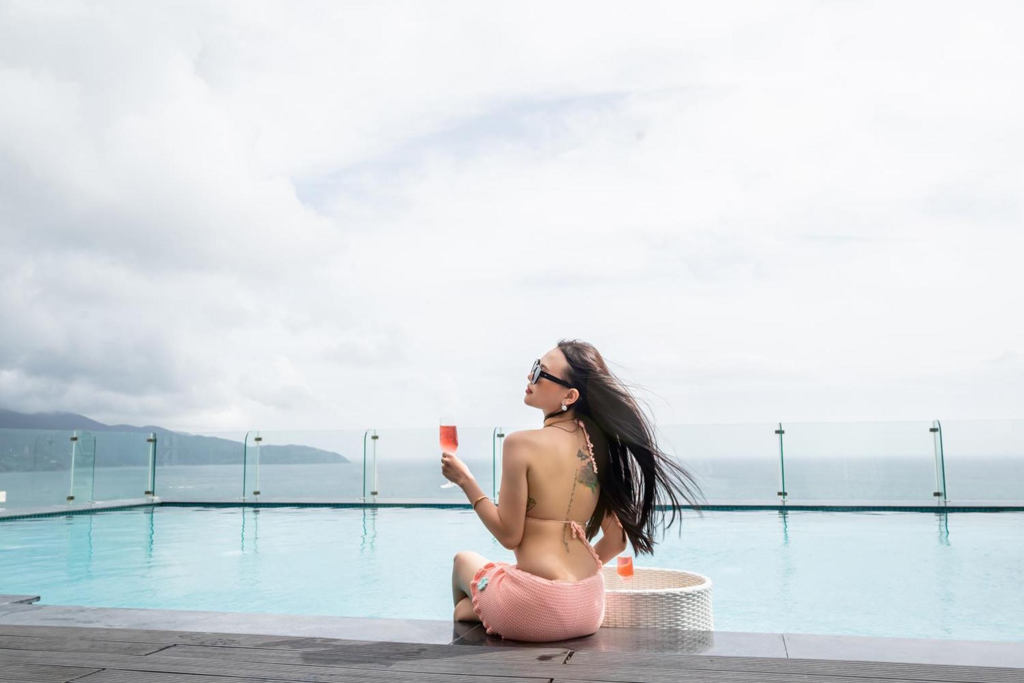 Canvas Danang Beach Hotel Da Nang Exterior foto