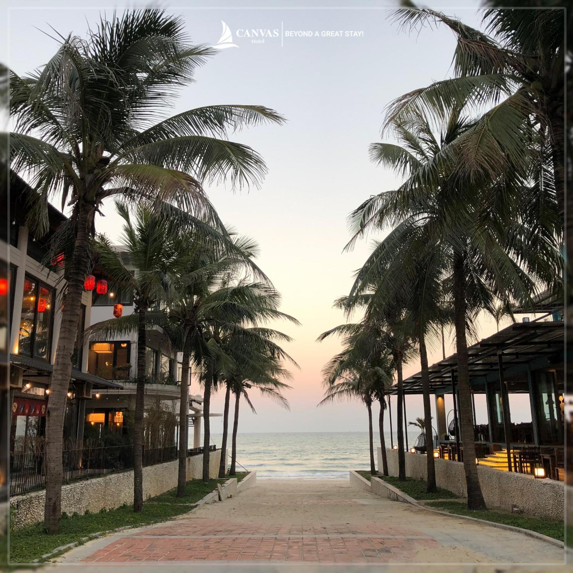 Canvas Danang Beach Hotel Da Nang Exterior foto