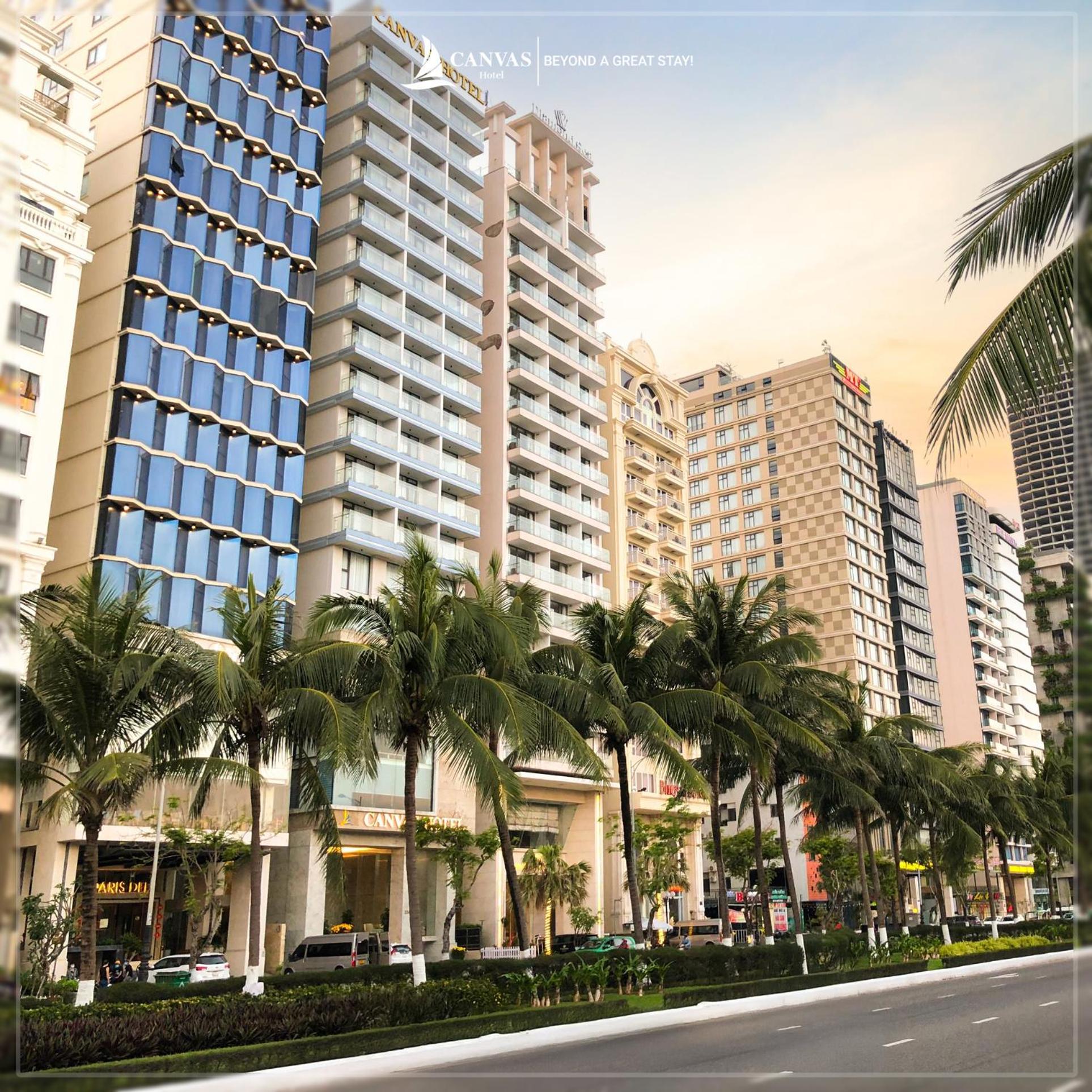 Canvas Danang Beach Hotel Da Nang Exterior foto