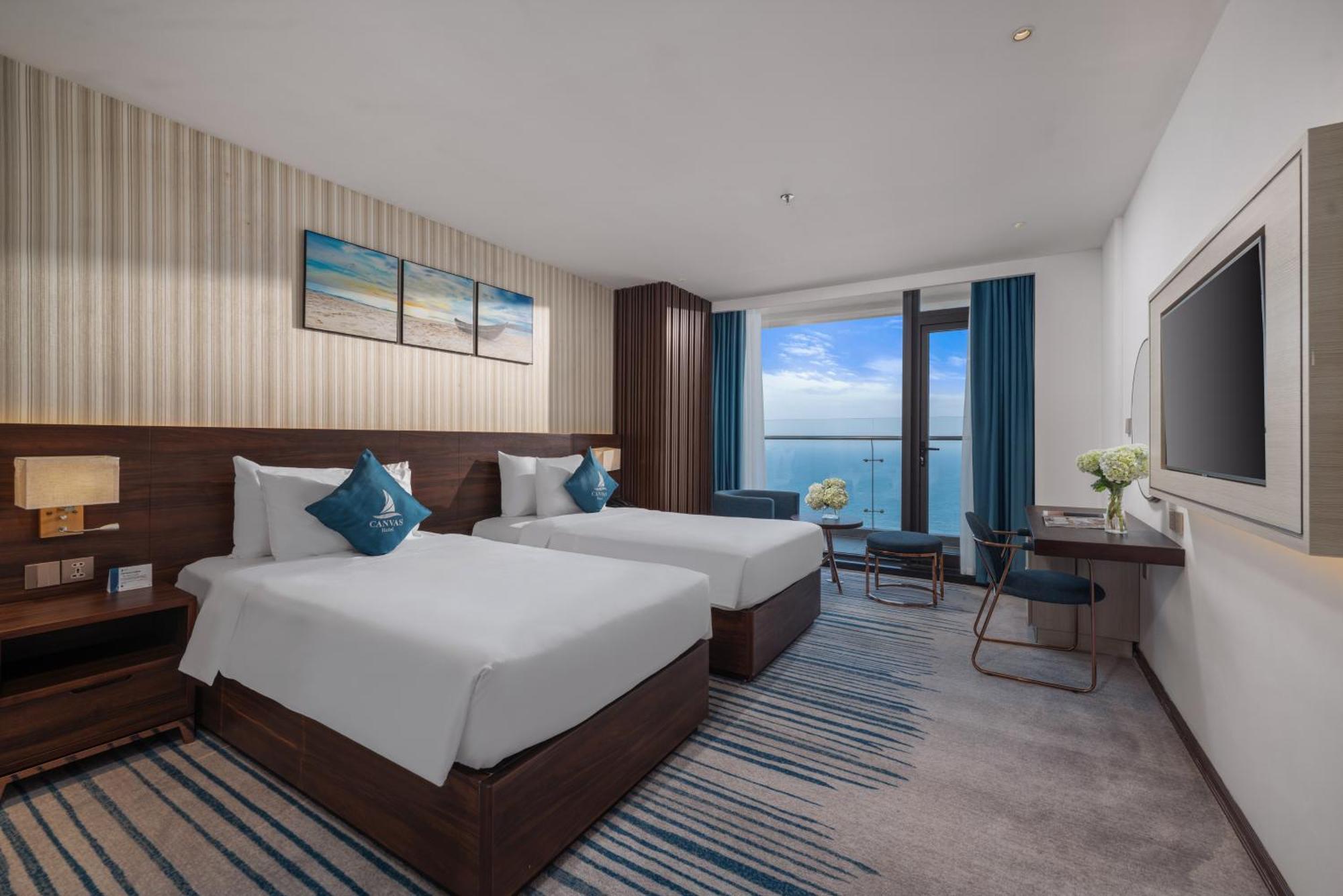 Canvas Danang Beach Hotel Da Nang Exterior foto